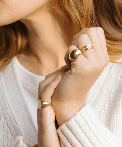 Gemma Signet Ring