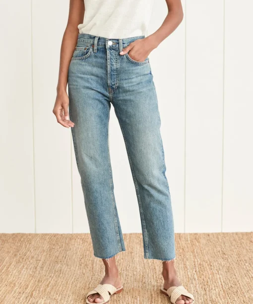 High Rise Stove Pipe Jean