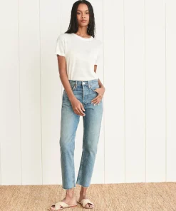 High Rise Stove Pipe Jean
