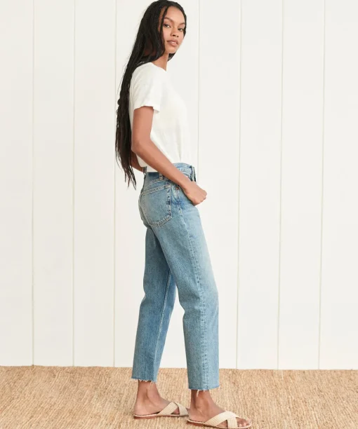 High Rise Stove Pipe Jean