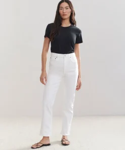 High Rise Stovepipe Jean