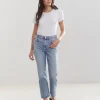High Rise Stovepipe Jean