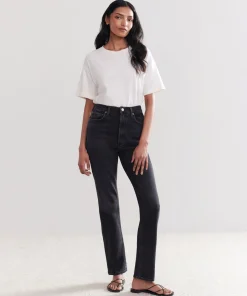 High Rise Stovepipe Jean