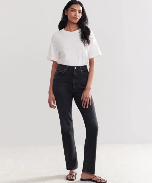 High Rise Stovepipe Jean