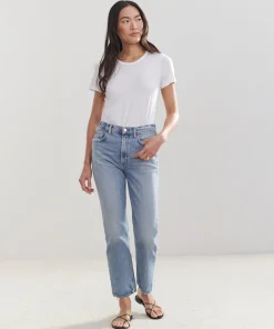 High Rise Stovepipe Jean