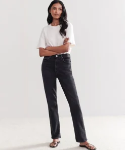 High Rise Stovepipe Jean