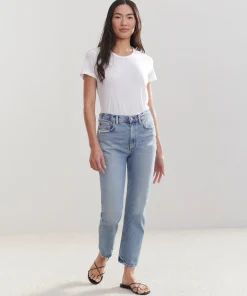 High Rise Stovepipe Jean