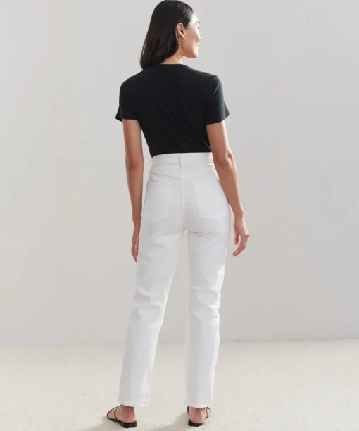 High Rise Stovepipe Jean