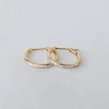 Iris Diamond Hoops