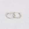 Iris Diamond Hoops