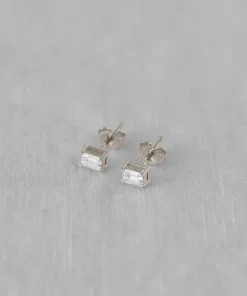 Ivy Emerald Cut Studs