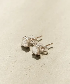 Ivy Emerald Cut Studs