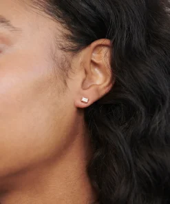 Ivy Emerald Cut Studs