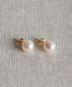 Large Loren Pearl Studs