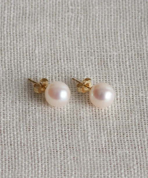 Large Loren Pearl Studs