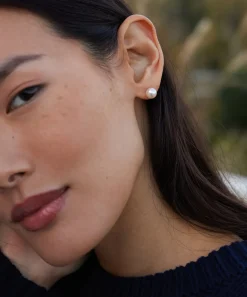 Large Loren Pearl Studs