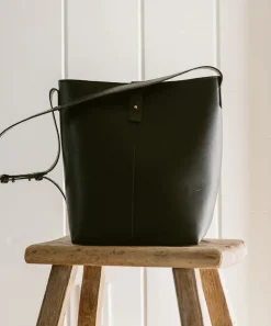 Leather Bucket Bag