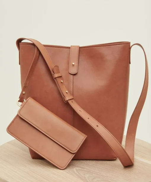 Leather Bucket Bag