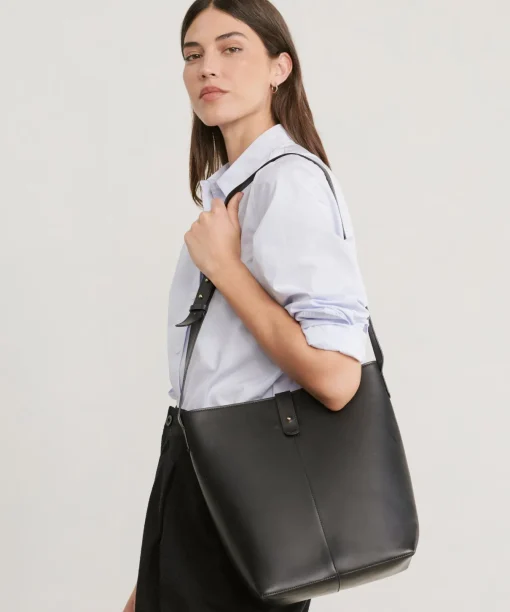 Leather Bucket Bag
