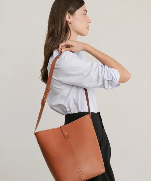 Leather Bucket Bag