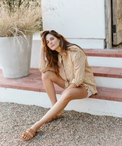 Leather Dune Sandal
