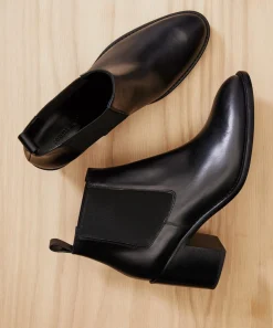 Leather Heeled Chelsea Boot