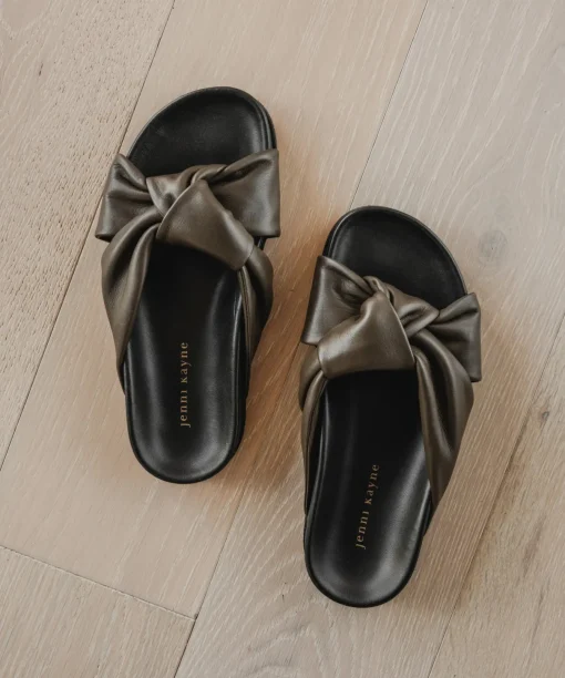 Leather Knot Sandal