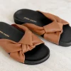 Leather Knot Sandal