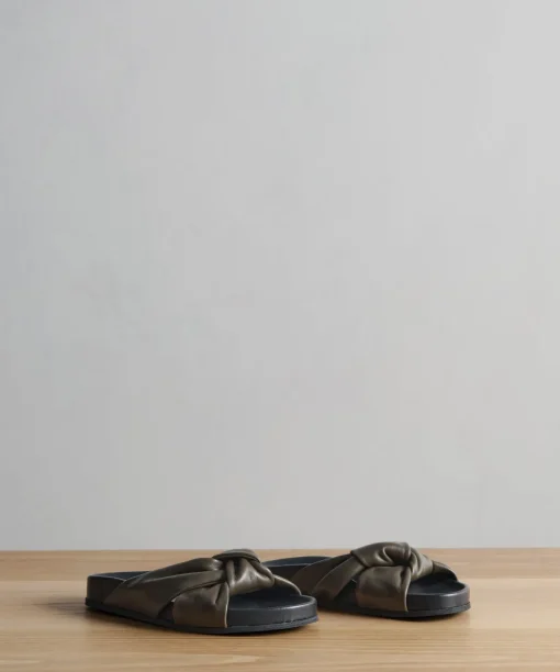 Leather Knot Sandal