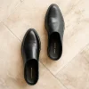 Leather Lug Mule