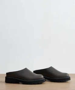Leather Lug Mule