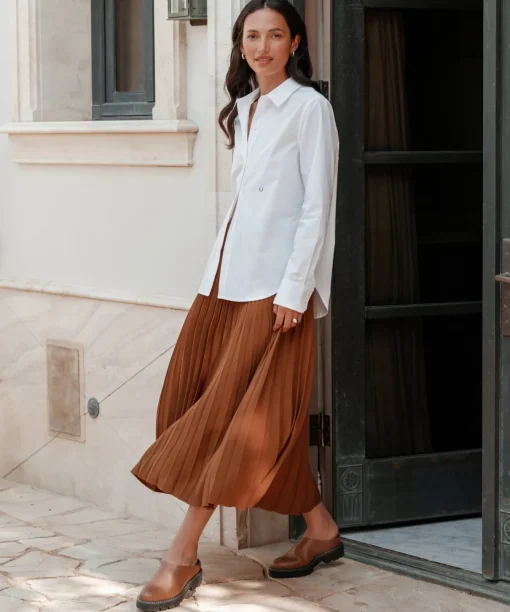 Leather Lug Mule
