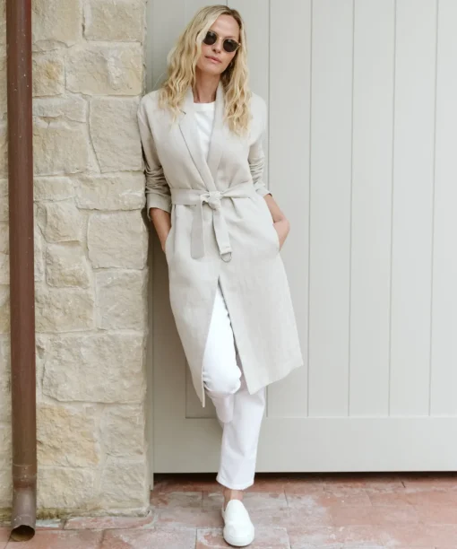 Linen Trench Coat