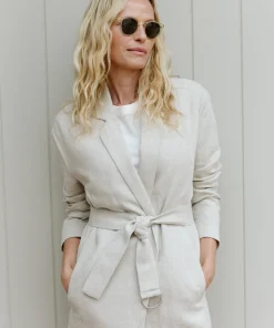Linen Trench Coat