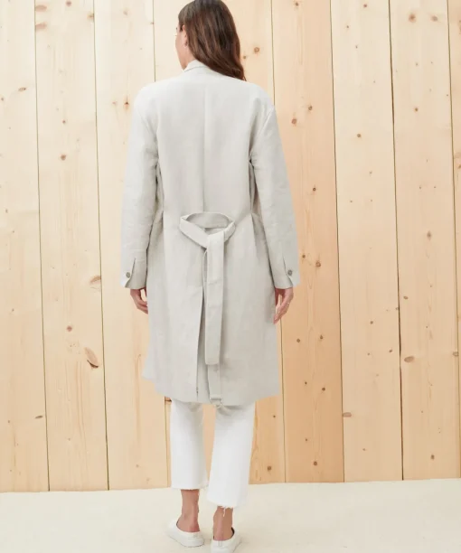 Linen Trench Coat