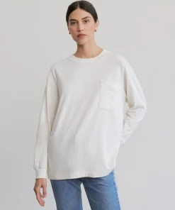 Long-Sleeve Vintage Pocket Tee