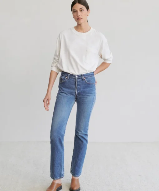 Long-Sleeve Vintage Pocket Tee