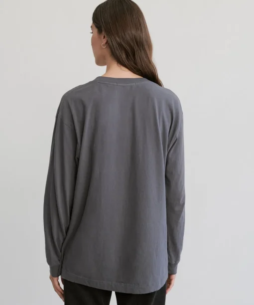 Long-Sleeve Vintage Pocket Tee