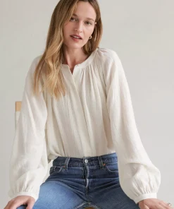 Long-Sleeve Willow Blouse
