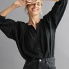 Long-Sleeve Willow Blouse