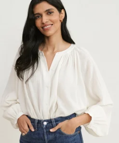 Long-Sleeve Willow Blouse