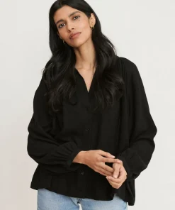 Long-Sleeve Willow Blouse