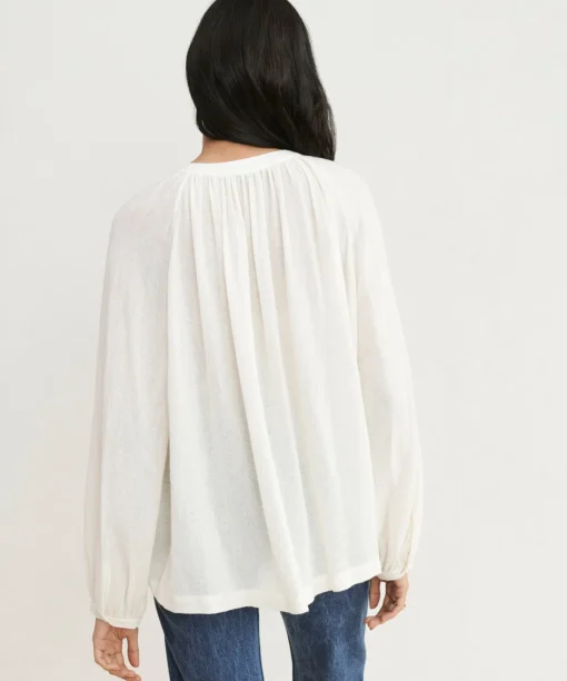 Long-Sleeve Willow Blouse