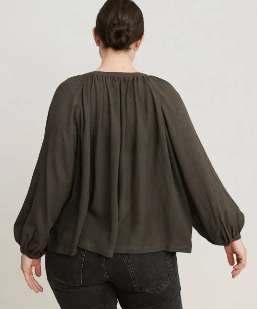 Long-Sleeve Willow Blouse