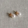 Medium Loren Pearl Studs