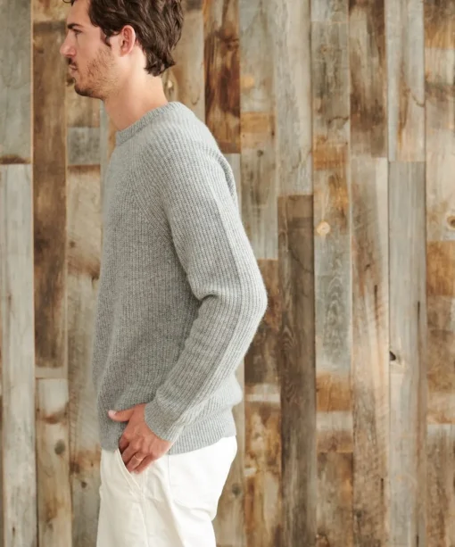 Men'S Cashmere Fisherman Sweater