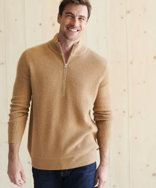 Men'S Wool Half Zip