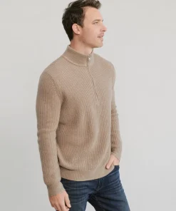 Men'S Wool Half Zip