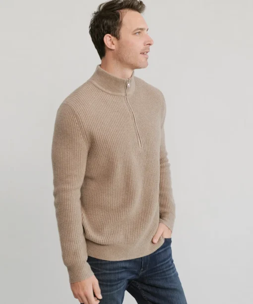 Men'S Wool Half Zip