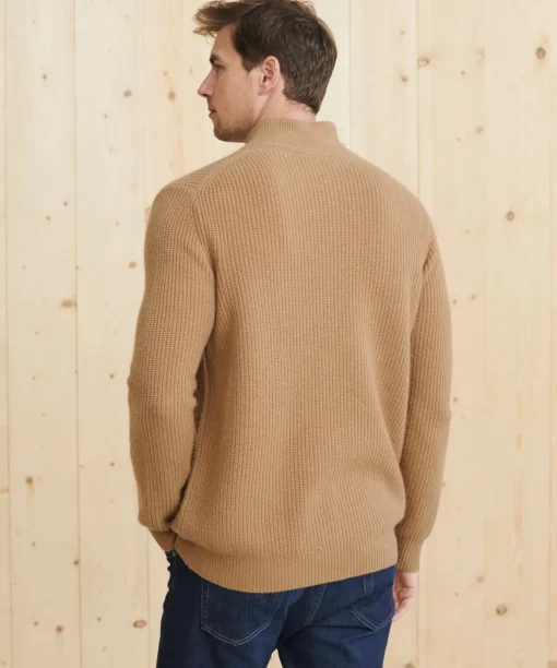 Men'S Wool Half Zip